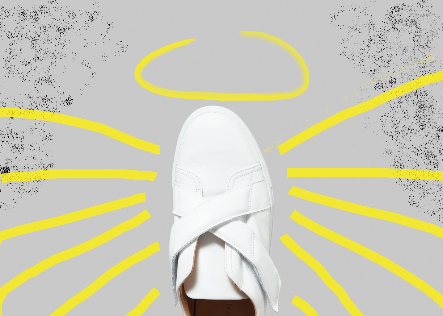 chaussure scratch croisés